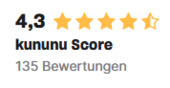 Kununu Score der FNZ Bank 4,3 Sterne Kununu Score der FNZ Bank
