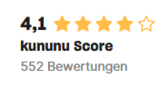 Kununu Score der FNZ Bank 4,1 Sterne Kununu Score der FNZ Bank
